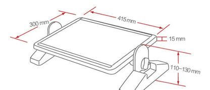 Ergonomisk Fotstøtte for Hjemmekontor