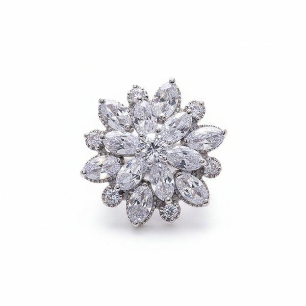 Huitan dobbel-lags blomster-studs – 7 farger