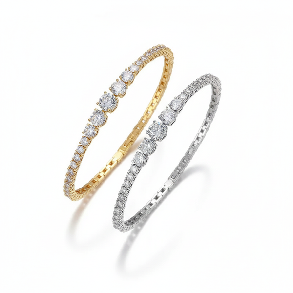 Tenniskjede Iced Out – 5A Kubisk Zirkonia